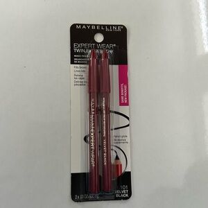 Maybelline Expert Wear Twin Brow & Eye Pencil – 101 Velvet Black ✨NEW✨